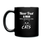 Never Trust A Man - White - Full Color Mug - black