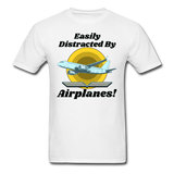 Easily Distracted - Airplanes - Jet - Unisex Classic T-Shirt - white