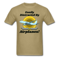 Easily Distracted - Airplanes - Jet - Unisex Classic T-Shirt - khaki