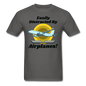 Easily Distracted - Airplanes - Jet - Unisex Classic T-Shirt - charcoal