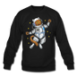 Astronaut Cat - Crewneck Sweatshirt - black