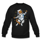 Astronaut Cat - Crewneck Sweatshirt - black