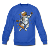 Astronaut Cat - Crewneck Sweatshirt - royal blue