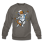 Astronaut Cat - Crewneck Sweatshirt - asphalt gray