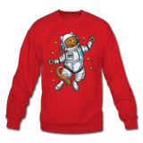 Astronaut Cat - Crewneck Sweatshirt - red