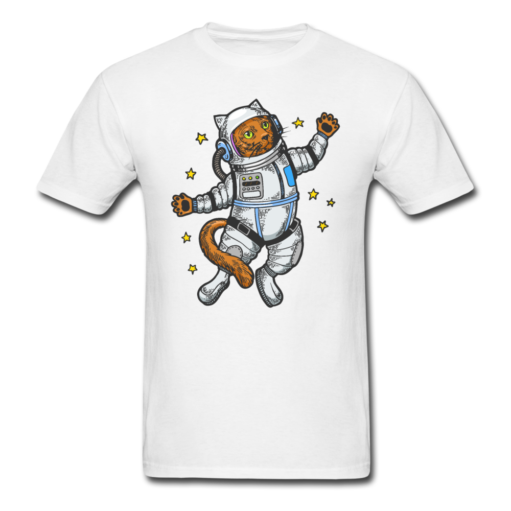 Astronaut Cat - Unisex Classic T-Shirt - white