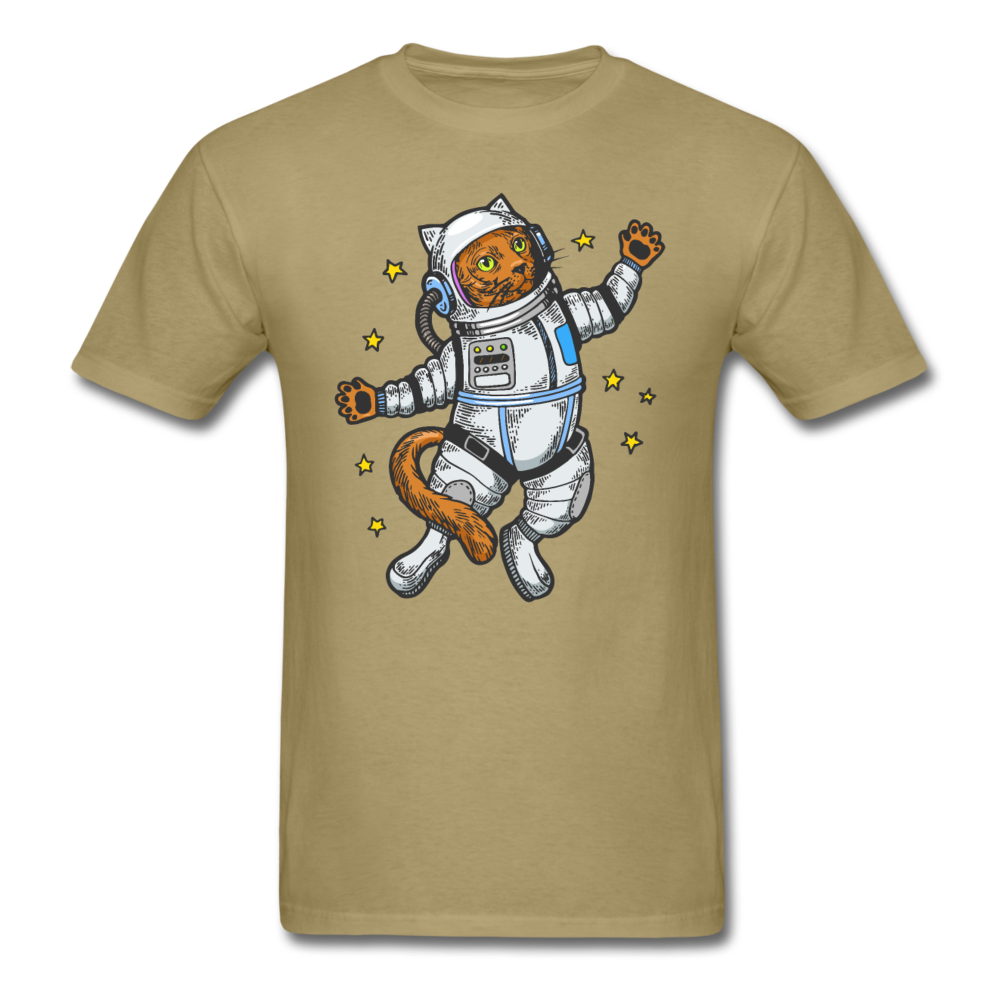 Astronaut Cat - Unisex Classic T-Shirt - khaki