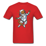 Astronaut Cat - Unisex Classic T-Shirt - red