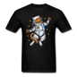 Astronaut Cat - Unisex Classic T-Shirt - black