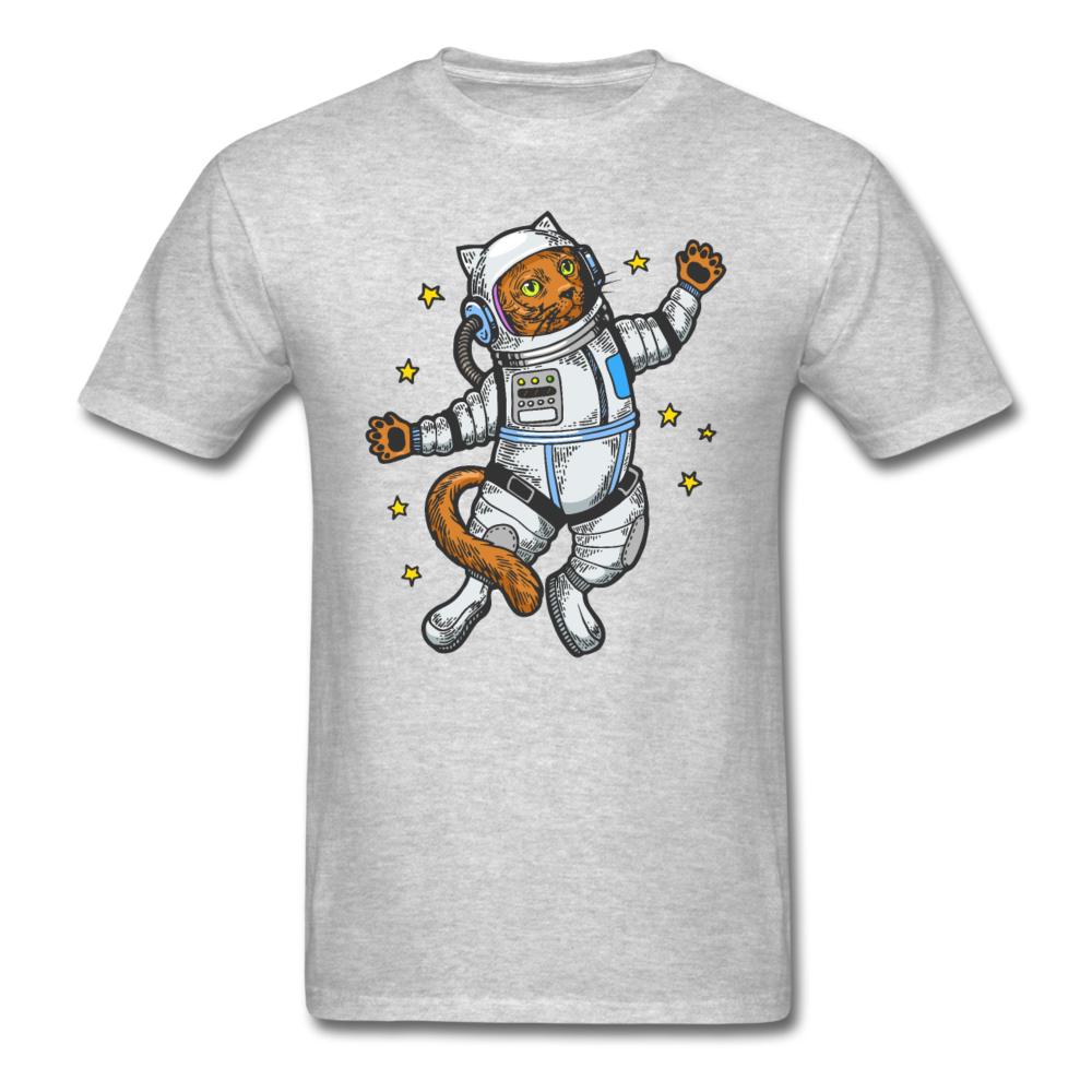 Astronaut Cat - Unisex Classic T-Shirt - heather gray