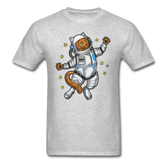 Astronaut Cat - Unisex Classic T-Shirt - heather gray