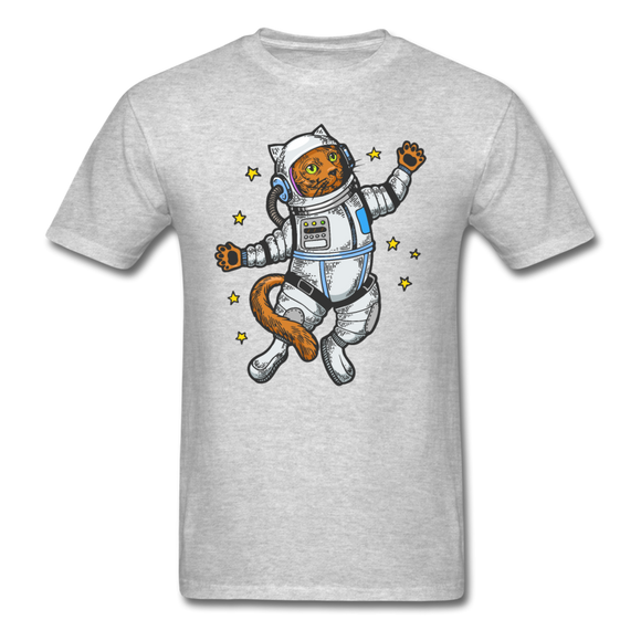Astronaut Cat - Unisex Classic T-Shirt - heather gray