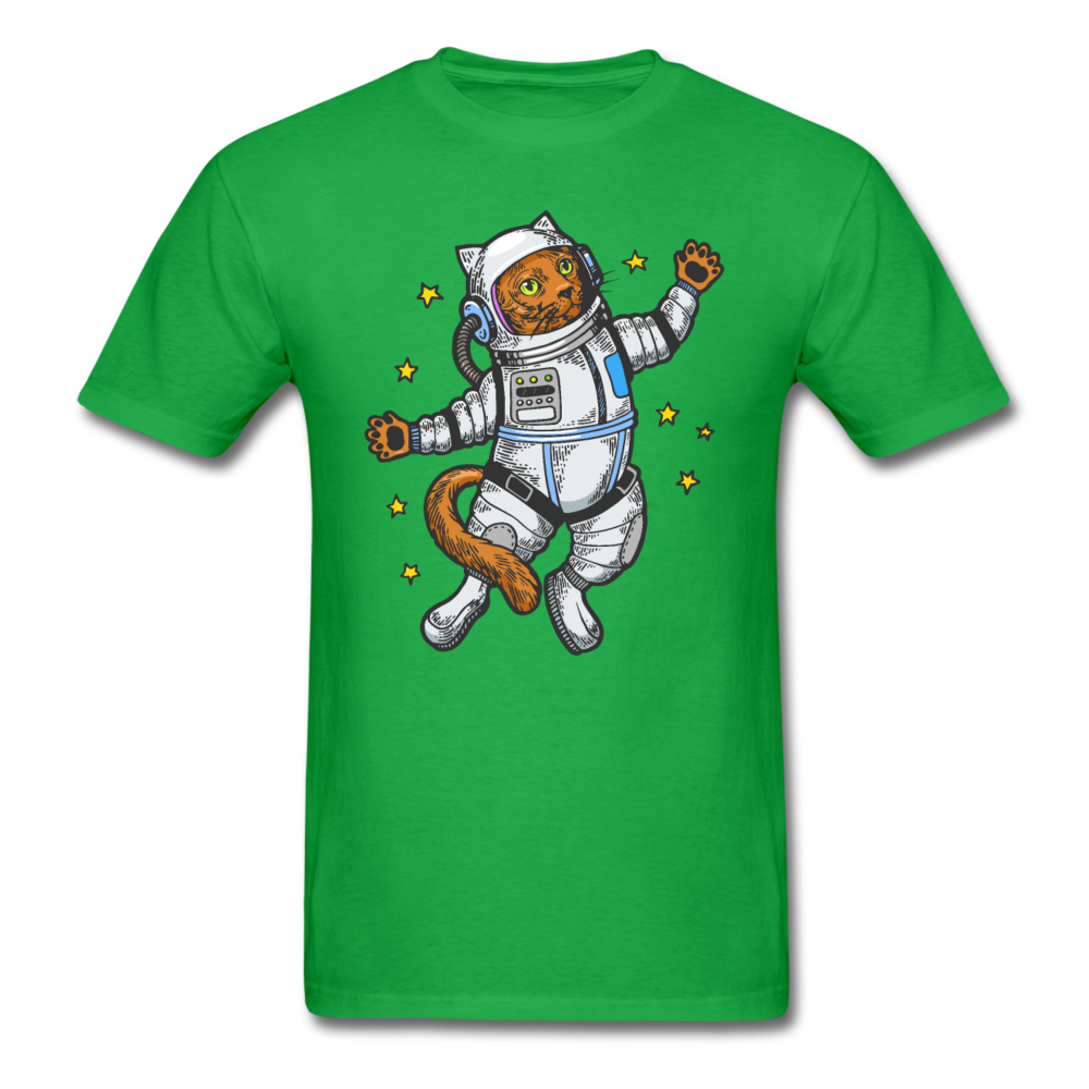 Astronaut Cat - Unisex Classic T-Shirt - bright green