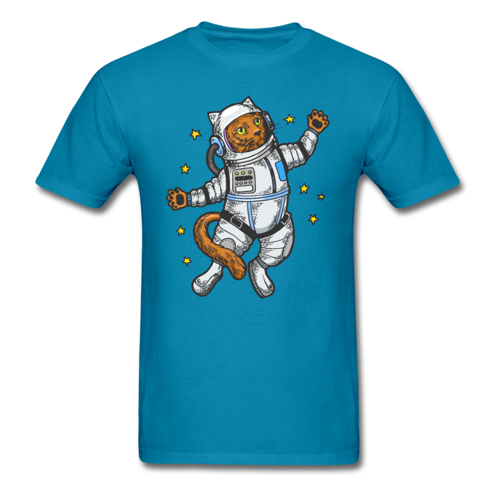 Astronaut Cat - Unisex Classic T-Shirt - turquoise