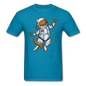 Astronaut Cat - Unisex Classic T-Shirt - turquoise