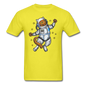 Astronaut Cat - Unisex Classic T-Shirt - yellow