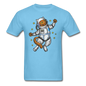 Astronaut Cat - Unisex Classic T-Shirt - aquatic blue