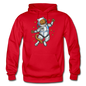 Astronaut Cat - Gildan Heavy Blend Adult Hoodie - red