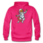 Astronaut Cat - Gildan Heavy Blend Adult Hoodie - fuchsia