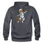 Astronaut Cat - Gildan Heavy Blend Adult Hoodie - charcoal gray