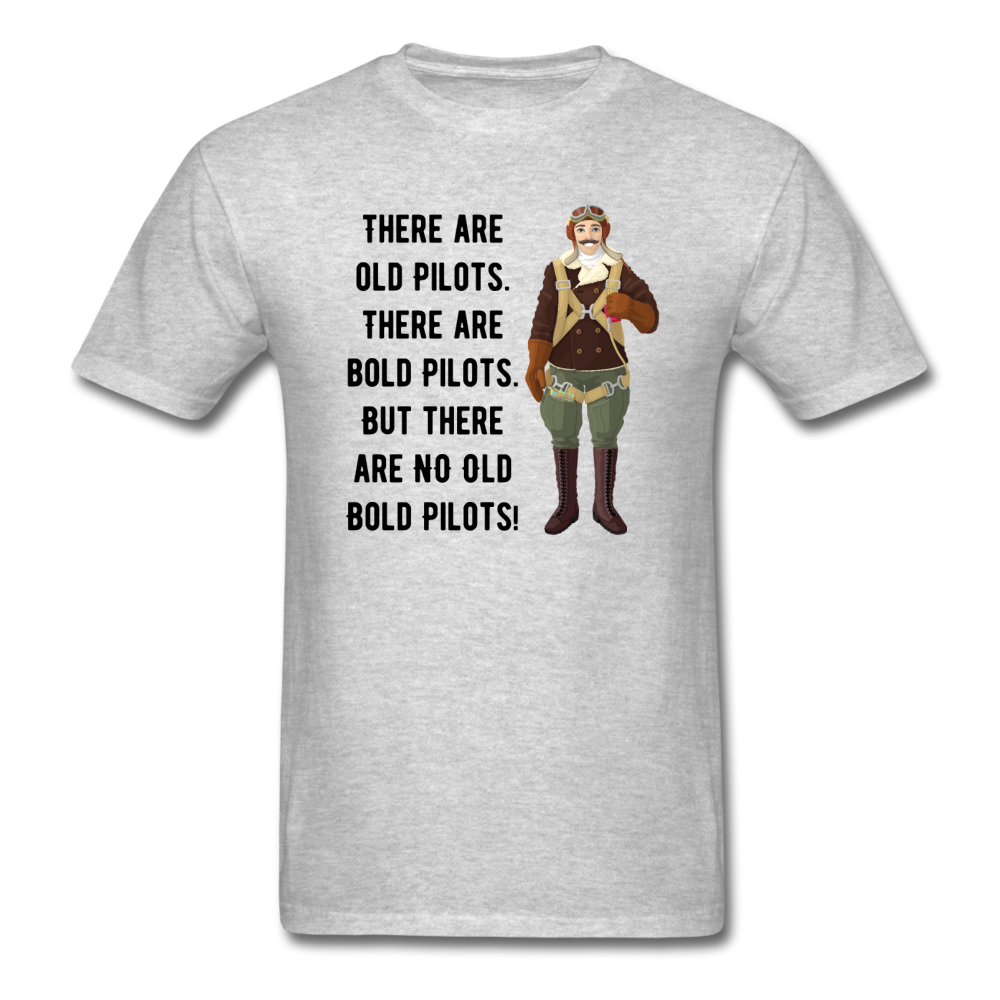 Old - Bold - Pilots - Unisex Classic T-Shirt - heather gray