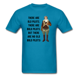 Old - Bold - Pilots - Unisex Classic T-Shirt - turquoise