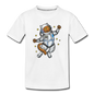 Astronaut Cat - Toddler Premium T-Shirt - white