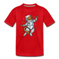 Astronaut Cat - Toddler Premium T-Shirt - red