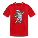Astronaut Cat - Toddler Premium T-Shirt - red