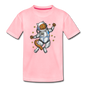 Astronaut Cat - Toddler Premium T-Shirt - pink