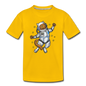 Astronaut Cat - Toddler Premium T-Shirt - sun yellow