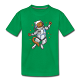 Astronaut Cat - Toddler Premium T-Shirt - kelly green