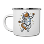 Astronaut Cat - Camper Mug - white