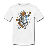 Astronaut Cat - Kids' Premium T-Shirt - white