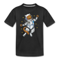 Astronaut Cat - Kids' Premium T-Shirt - black