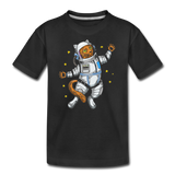 Astronaut Cat - Kids' Premium T-Shirt - black
