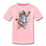Astronaut Cat - Kids' Premium T-Shirt - pink