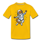 Astronaut Cat - Kids' Premium T-Shirt - sun yellow