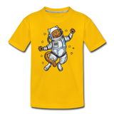 Astronaut Cat - Kids' Premium T-Shirt - sun yellow