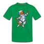 Astronaut Cat - Kids' Premium T-Shirt - kelly green