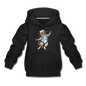 Astronaut Cat - Kids‘ Premium Hoodie - black