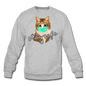 Stay Safe Cat - Crewneck Sweatshirt - heather gray