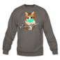 Stay Safe Cat - Crewneck Sweatshirt - asphalt gray