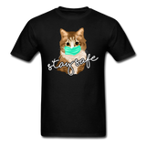 Stay Safe Cat - Unisex Classic T-Shirt - black