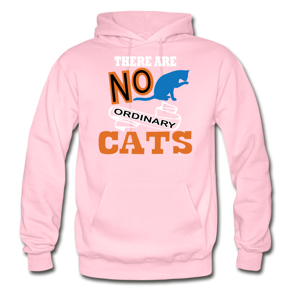 There Are No Ordinary Cats - Gildan Heavy Blend Adult Hoodie - light pink