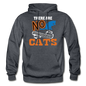 There Are No Ordinary Cats - Gildan Heavy Blend Adult Hoodie - charcoal gray