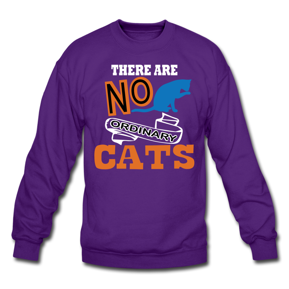 There Are No Ordinary Cats - Crewneck Sweatshirt - purple