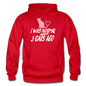 I Was Normal 3 Cats Ago - White - Gildan Heavy Blend Adult Hoodie - red