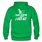 I Was Normal 3 Cats Ago - White - Gildan Heavy Blend Adult Hoodie - kelly green