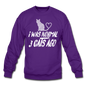 I Was Normal 3 Cats Ago - White - Crewneck Sweatshirt - purple